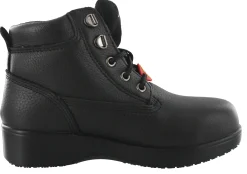 Cactus Women Black Steel Toe Work Boots Oil Resistant LS60S