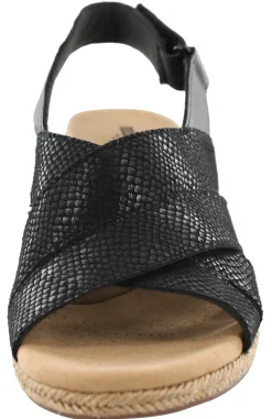 Clarks Lafley Krissy Ankle Strap Wedge Sandals Women's