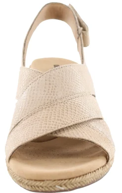 Clarks Lafley Krissy Ankle Strap Wedge Sandals Women's