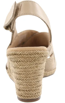 Clarks Lafley Krissy Ankle Strap Wedge Sandals Women's