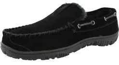 Clarks Men Warm Cozy Easy On Slip On Moccasin Slippers Warren