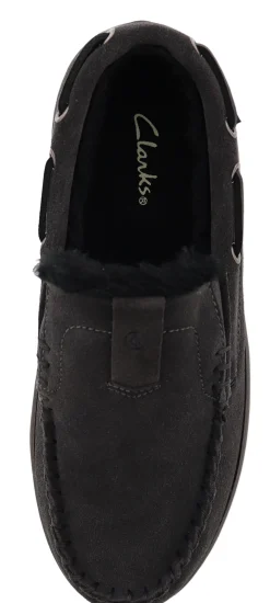 Clarks Men's Indoor Outdoor Moccasin Winter Slippers Justin