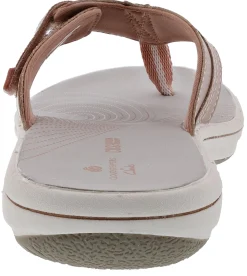 Clarks Women Cloudsteppers Walking Flip Flop Sandals Brinkley Jazz