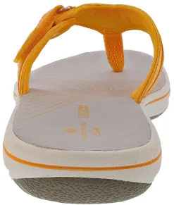 Clarks Women Sandals Lightweight Flip Flops Breeze Sea