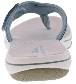 Clarks Women Sandals Lightweight Flip Flops Breeze Sea