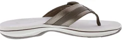 Clarks Women Sandals Lightweight Flip Flops Breeze Sea