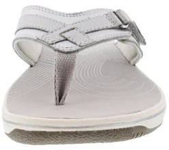 Clarks Women Sandals Lightweight Flip Flops Breeze Sea