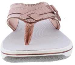 Clarks Women Sandals Lightweight Flip Flops Breeze Sea