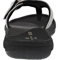 Clarks Women Sandals Lightweight Flip Flops Breeze Sea