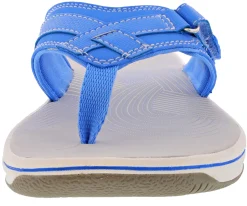 Clarks Women Sandals Lightweight Flip Flops Breeze Sea