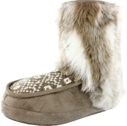 Dr. Scholls Women Warm Cozy Slip On Booties Slippers Gigi