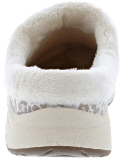 Easy Spirit Women's Travelfurr 2 2E Width Slip On Mule Clogs