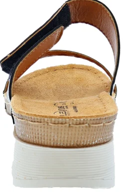 Flexus Women's Kalmia Comfortable Hook & Loop Slide Sandals