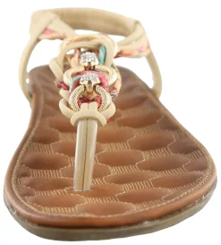 Patrizia Womens Gadelina Lightweight Summer T-Strap Sandals