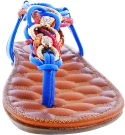 Patrizia Womens Gadelina Lightweight Summer T-Strap Sandals