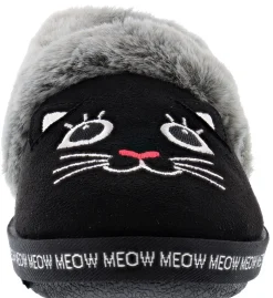 Skechers Bobs Women's Too Cozy- Meow Pajamas Memory Foam Slippers