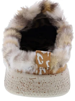 Skechers Women's Bobs Skipper Wild Tiger Memory Foam Slip On Slippers