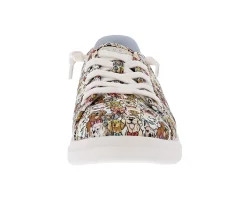 Skechers Women's Slip-Ins Bobs D'vine- Preppy Pup Canvas Upper Shoes