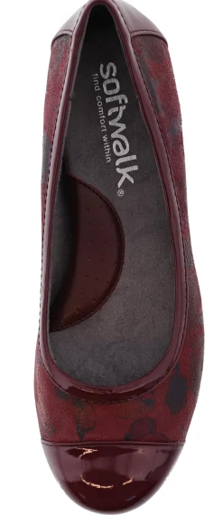 Softwalk Women's Napa Wide Width Slip On Ballerina Flats